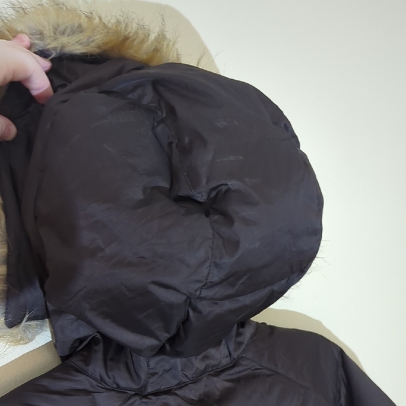 The North Face Dark Brown Jacket with Fur Trim - Picture 11 of 15